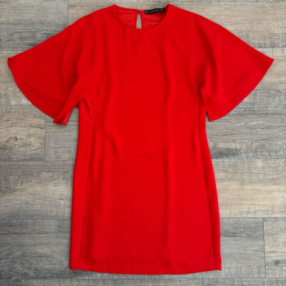 Zara Dresses & Skirts - Zara Bold Red Top